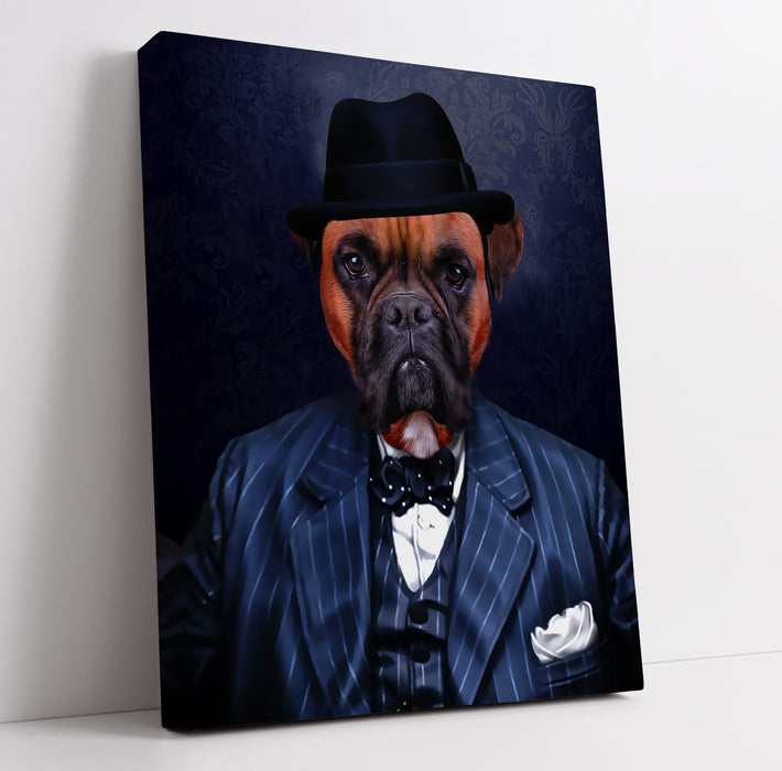 Pet Portrait Canvas -  Bark Capone