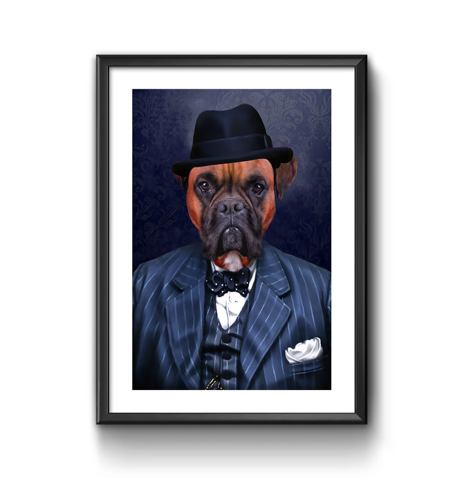 Pet Portrait Canvas -  Bark Capone