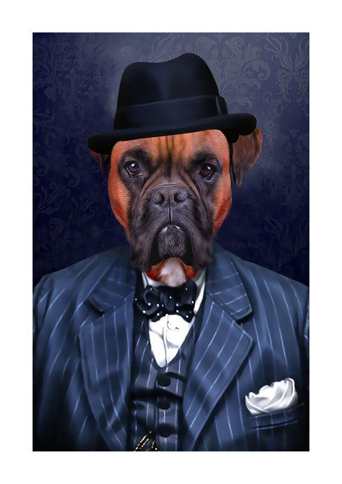 Pet Portrait Canvas -  Bark Capone