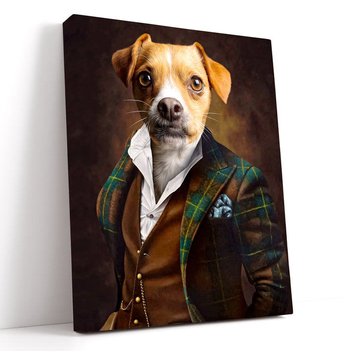 Pet Portrait Canvas - Dapper Paws