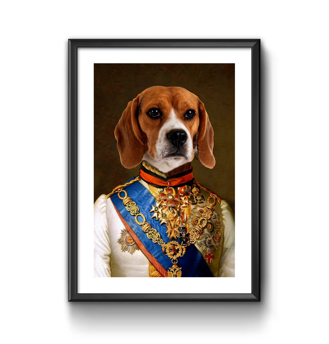 Pet Portrait Canvas - Duke Pawsworth