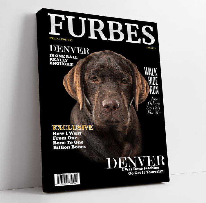 Pet Portrait Furbes Magazine Cover