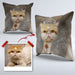 Pet Portrait Cushions - pet canvas art