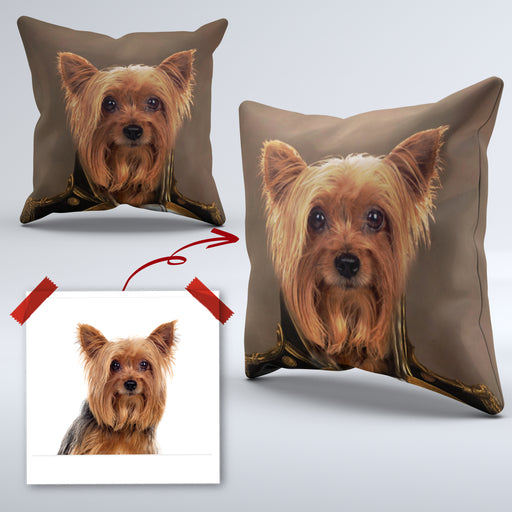 Pet Portrait Cushions - pet canvas art