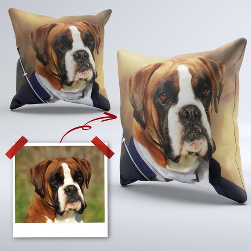 Pet Portrait Cushions - pet canvas art