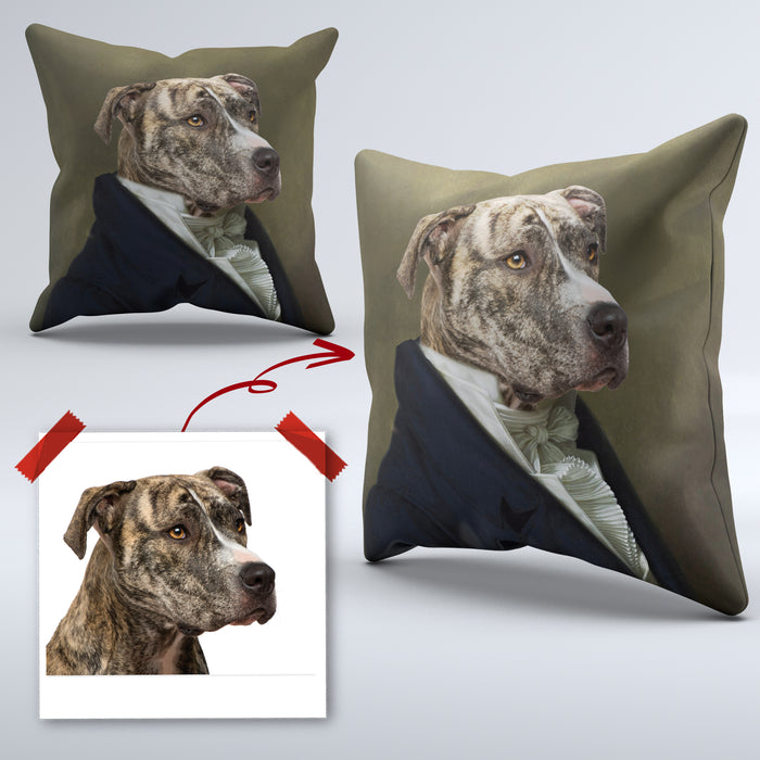 Pet Portrait Cushions - pet canvas art