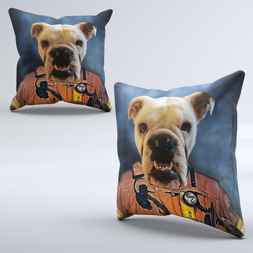 Pet Portrait Cushions - First Responder - Pet Canvas Art