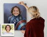 Kid Superhero Portrait Canvas - Pet Canvas Art