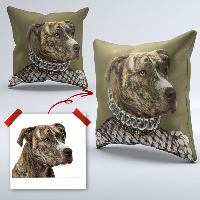 Pet Portrait Cushions - pet canvas art