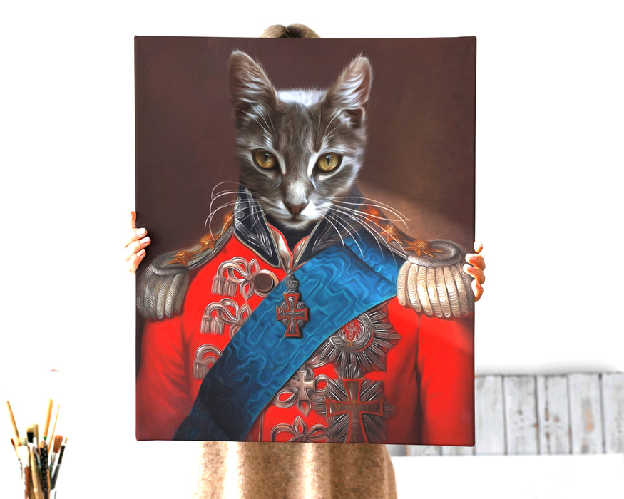 Pet Portrait Canvas - Lieutenant General