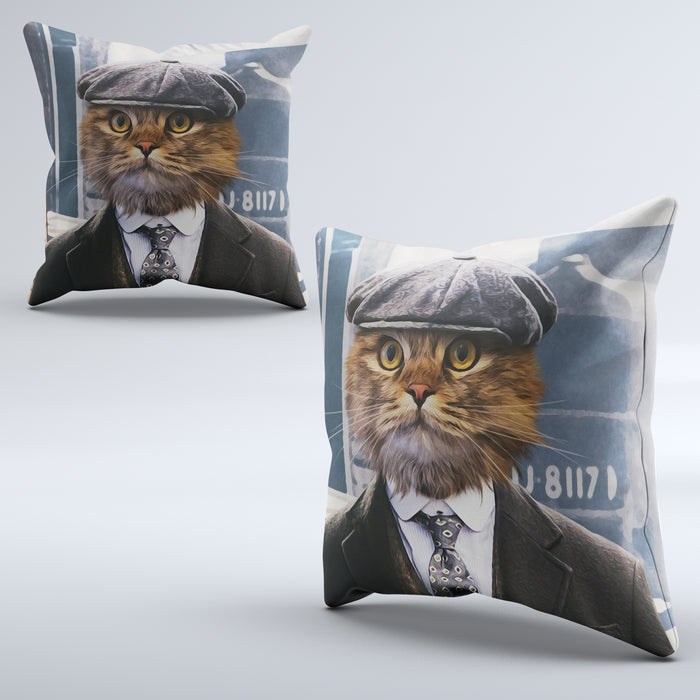 Pet Portrait Cushions - Peaky Isiah - Pet Canvas Art