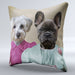 Pet Portrait Cushions - Step Sisters - Pet Canvas Art