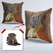 Pet Portrait Cushions - pet canvas art