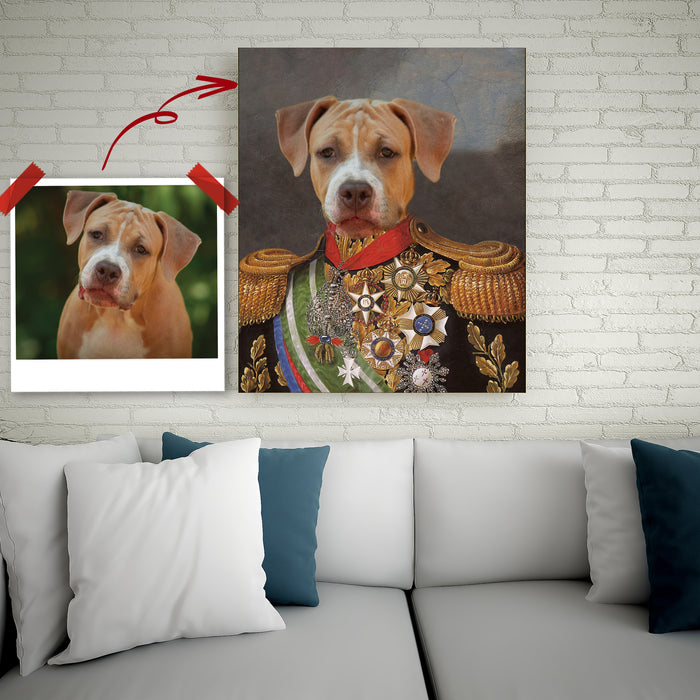 Pet Portrait Canvas - General Nuisance