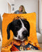 Pet Portrait Fleece Blanket - pet canvas art