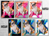 Pet Photo Blanket Colour Splash - pet canvas art