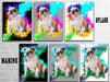 Pet Photo Blanket Colour Splash - pet canvas art