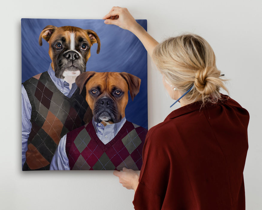 Pet Portrait Canvas - Step Brothers