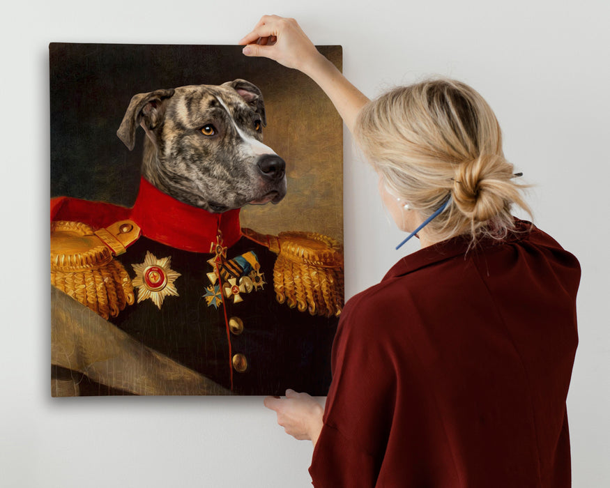 Pet Portrait Canvas - The Major Supreme