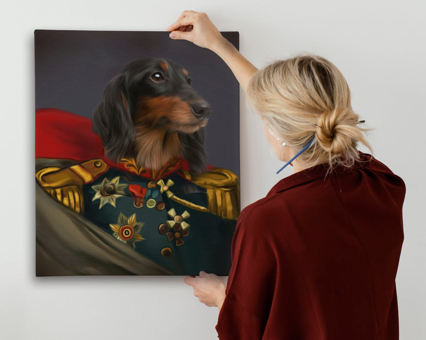 Pet Portrait Canvas - Red General