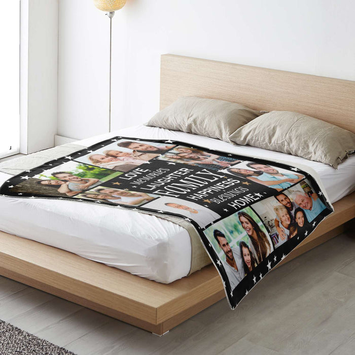 Photo Fleece Blanket - Family