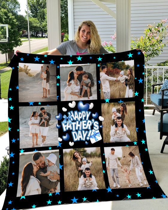 Photo Fleece Blanket - Fathers Day - pet canvas art